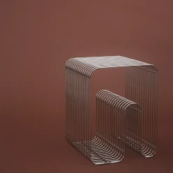 Curve chair, silver