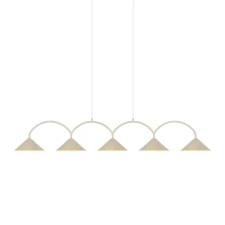 Curve pendant lamp 5, Beige