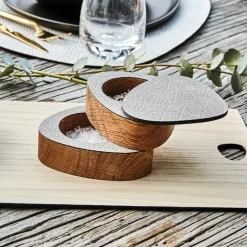 Curve salt & pepper set 2-pack, Natural-anthracite