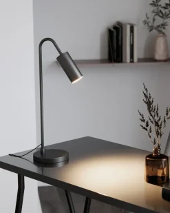 Curve table lamp 51 cm, Matte black