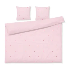 Daisy bed set 220x220 cm, Pink-red