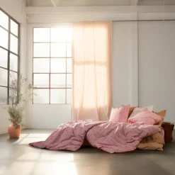 Daisy bed set 220x220 cm, Pink-red