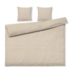 Daisy bed set 220x220 cm, Sand-white
