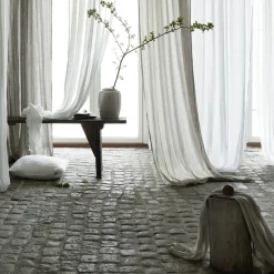 Dalsland curtain, Mother of pearl, pleat band and channel