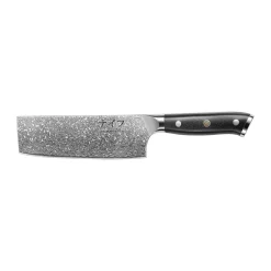 Damascus By Hâws vegetable knife 30 cm, Black-stainless steel
