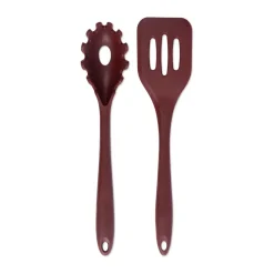 Daniel kitchen utensils 2 pieces, Burgundy