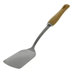 De Buyer B Bois spatula with wooden handle, Stainless steel