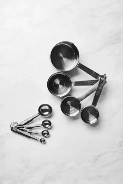 De Buyer measuring cups 1-15 ml 4 pieces, stainless steel