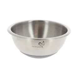 De Buyer mixing bowl with silicone base, 2.1 l