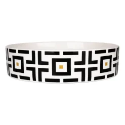 DECO bowl 1.5 liter, White-black