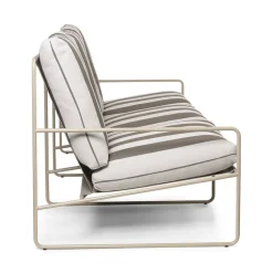 Desert 3-seat sofa, Cash stripe-chocolate