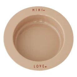 Design Letters deep plate favourite mini, Beige-love