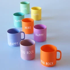 Design Letters favourite cup with handle 25 cl, Orange