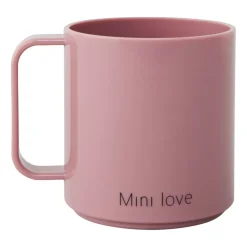 Design Letters Mini Love cup with handle, Ash rose