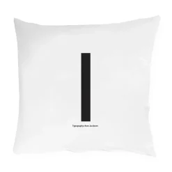 Design Letters pillow case 60x50 cm, I