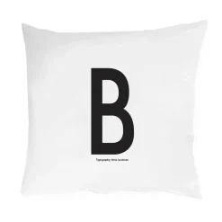Design Letters pillow case 60x50 cm, B