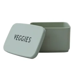 Design Letters snack box for lunch box, dark green