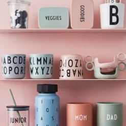 Design Letters snack box for lunch box, dark green