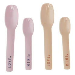 Design Letters spoon favourite mini 4 pieces, Lavender