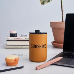 Design Letters thermal mug, sunshine