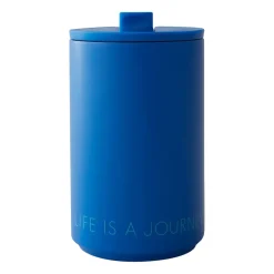 Design Letters thermal mug, Cobalt blue