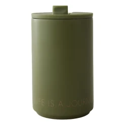 Design Letters thermal mug, Forest green