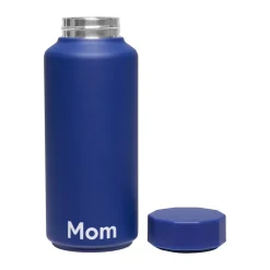 Design Letters thermos, Mom-midnight blue