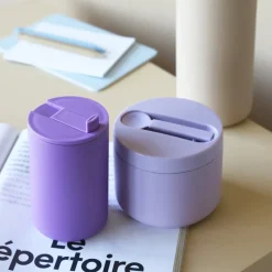 Design Letters thermos-box small, Lavender