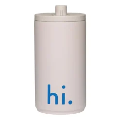 Design Letters travel mug 35 cl, Hi-pastel beige