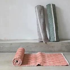 Diamond rug 70x200 cm, Green