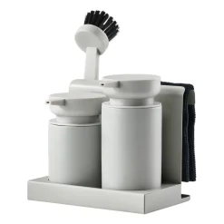 Diish sink organiser 5 pieces, Warm grey