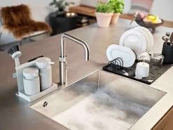 Diish sink organiser 5 pieces, Warm grey
