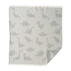 Dino blanket 75x90 cm, Beige