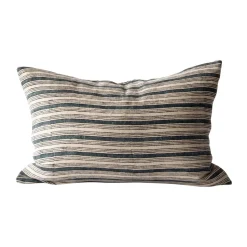 Dino cushion cover 40x60 cm, Block print navy