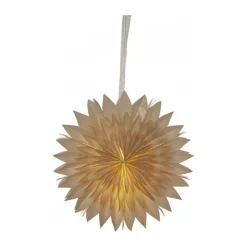 Dis Paper Star 40 cm, Brown