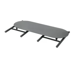 Disc bench 33x80 cm, Black