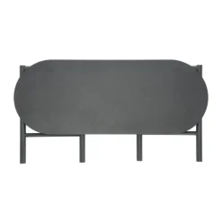 Disc bench 33x80 cm, Black