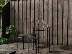 Disc bench 33x80 cm, Black
