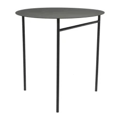 Disc table Ø70 cm, Black