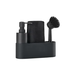 Dish set singles, Black