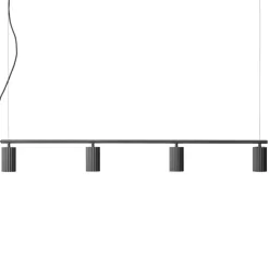 Donna Line 120 ceiling lamp, black ink