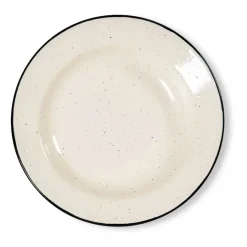 Doris enamel plate Ø20 cm, Beige