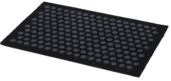 Dot doormat, Black. 40x60 cm