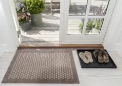 Dot doormat, Sand. 60x90 cm
