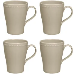 Dots mug 35 cl 4-pack, Beige