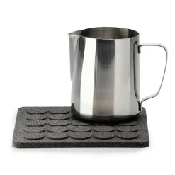 Dots square trivet 20x20 cm, Black
