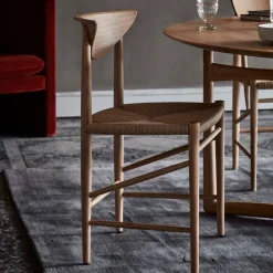 Drawn chair HM3, White oiled oak