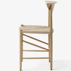 Drawn chair HM3, White oiled oak