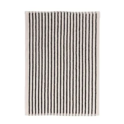 Drift bath mat 50x70cm, White-black