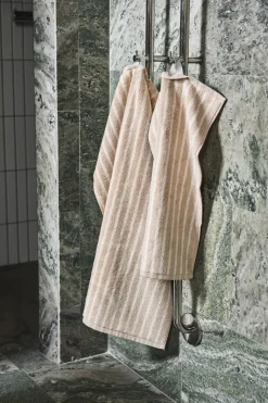 Drift bath towel 70x140 cm, Beige-white